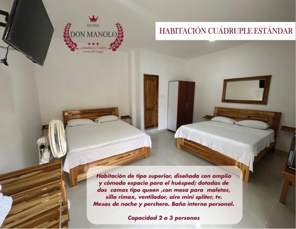 HABITACIÓN CUÁDRUPLE ESTÁNDAR