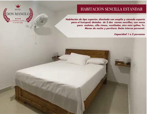 HABITACIÓN SENCILLA ESTANDAR